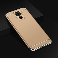 Schutzhülle Luxus Metall Rahmen und Kunststoff Schutzhülle Tasche M01 für Huawei Nova 5z Gold