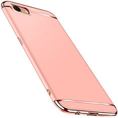 Schutzhülle Luxus Metall Rahmen und Kunststoff Schutzhülle Tasche M01 für Oppo A3 Rosegold