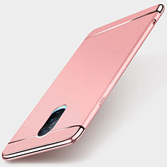 Schutzhülle Luxus Metall Rahmen und Kunststoff Schutzhülle Tasche M01 für Oppo RX17 Pro Rosegold