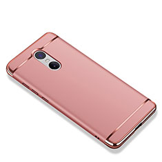 Schutzhülle Luxus Metall Rahmen und Kunststoff Schutzhülle Tasche M01 für Xiaomi Redmi Note 4 Rosegold