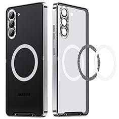 Schutzhülle Luxus Metall Rahmen und Kunststoff Schutzhülle Tasche mit Mag-Safe Magnetic Magnetisch LK1 für Samsung Galaxy S23 Plus 5G Silber