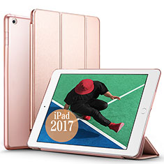 Schutzhülle Stand Tasche Leder für Apple New iPad Pro 9.7 (2017) Rosegold