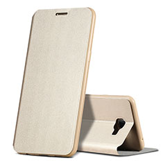 Schutzhülle Stand Tasche Leder für Samsung Galaxy C5 SM-C5000 Gold