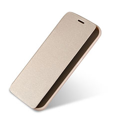 Schutzhülle Stand Tasche Leder für Samsung Galaxy S6 Edge SM-G925 Gold