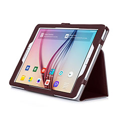 Schutzhülle Stand Tasche Leder für Samsung Galaxy Tab S2 9.7 SM-T810 SM-T815 Braun