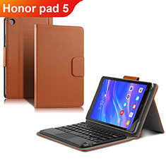 Schutzhülle Stand Tasche Leder L02 für Huawei Honor Pad 5 8.0 Braun