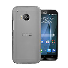 Schutzhülle Ultra Dünn Tasche Durchsichtig Transparent Matt für HTC One M9 Grau