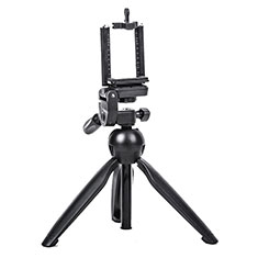 Selfie Stick Stange Stativ Bluetooth Teleskop Universal T08 für Samsung Galaxy A40 Schwarz