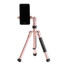 Selfie Stick Stange Stativ Bluetooth Teleskop Universal T15 für Sony Xperia 10 III Rosegold
