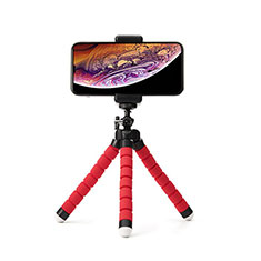 Selfie Stick Stange Stativ Bluetooth Teleskop Universal T16 für Handy Zubehoer Kfz Ladekabel Rot