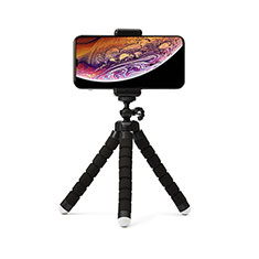 Selfie Stick Stange Stativ Bluetooth Teleskop Universal T16 für Accessoires Telephone Stylets Schwarz