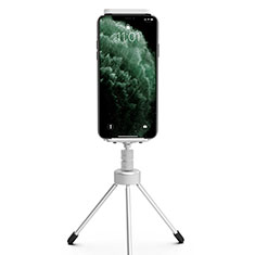 Selfie Stick Stange Stativ Bluetooth Teleskop Universal T17 für Sony Xperia 10 III Silber