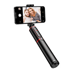 Selfie Stick Stange Stativ Bluetooth Teleskop Universal T23 für Handy Zubehoer Kfz Ladekabel Schwarz