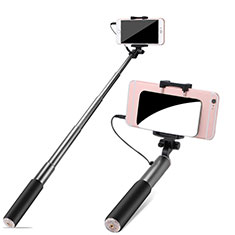 Selfie Stick Stange Verdrahtet Teleskop Universal S11 für Samsung Galaxy Note 5 Grau