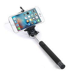 Selfie Stick Stange Verdrahtet Teleskop Universal für Sony Xperia 10 III SO-52B Schwarz
