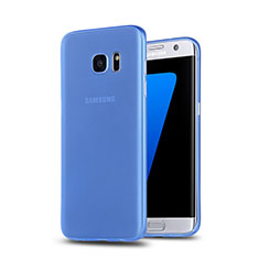 Silikon Hülle Gummi Schutzhülle Matt für Samsung Galaxy S7 Edge G935F Blau