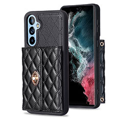 Silikon Hülle Handyhülle Gummi Schutzhülle Flexible Leder Tasche BF1 für Samsung Galaxy Quantum4 5G Schwarz