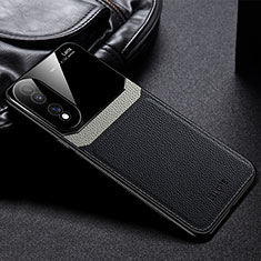 Silikon Hülle Handyhülle Gummi Schutzhülle Flexible Leder Tasche FL1 für Huawei Honor 70 5G Schwarz