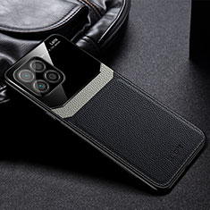 Silikon Hülle Handyhülle Gummi Schutzhülle Flexible Leder Tasche FL1 für Huawei Honor 70 Lite 5G Schwarz