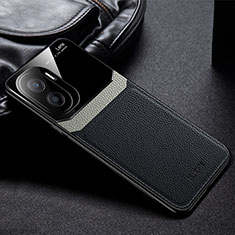 Silikon Hülle Handyhülle Gummi Schutzhülle Flexible Leder Tasche FL1 für Huawei Honor X40i 5G Schwarz