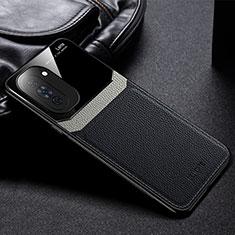 Silikon Hülle Handyhülle Gummi Schutzhülle Flexible Leder Tasche FL1 für Huawei Nova 10 Schwarz