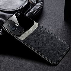 Silikon Hülle Handyhülle Gummi Schutzhülle Flexible Leder Tasche FL1 für Huawei Nova 11 Schwarz