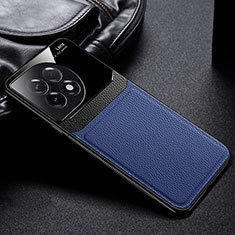 Silikon Hülle Handyhülle Gummi Schutzhülle Flexible Leder Tasche FL1 für OnePlus 11R 5G Blau