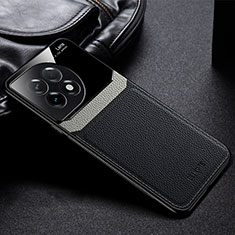 Silikon Hülle Handyhülle Gummi Schutzhülle Flexible Leder Tasche FL1 für OnePlus 11R 5G Schwarz