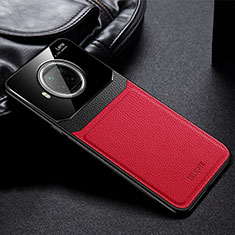 Silikon Hülle Handyhülle Gummi Schutzhülle Flexible Leder Tasche FL1 für Xiaomi Mi 10T Lite 5G Rot