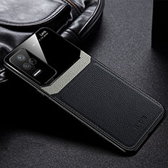 Silikon Hülle Handyhülle Gummi Schutzhülle Flexible Leder Tasche FL1 für Xiaomi Poco F4 5G Schwarz