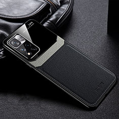 Silikon Hülle Handyhülle Gummi Schutzhülle Flexible Leder Tasche FL1 für Xiaomi Redmi Note 11S 5G Schwarz