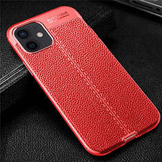 Silikon Hülle Handyhülle Gummi Schutzhülle Flexible Leder Tasche für Apple iPhone 12 Mini Rot