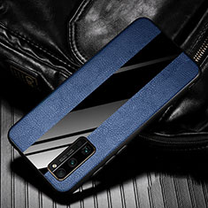 Silikon Hülle Handyhülle Gummi Schutzhülle Flexible Leder Tasche für Huawei Honor 30 Pro Blau