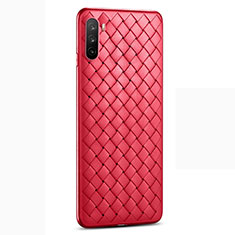 Silikon Hülle Handyhülle Gummi Schutzhülle Flexible Leder Tasche für Huawei Mate 40 Lite 5G Rot