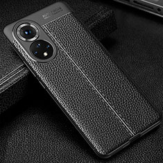 Silikon Hülle Handyhülle Gummi Schutzhülle Flexible Leder Tasche für Huawei Nova 9 Pro Schwarz