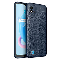 Silikon Hülle Handyhülle Gummi Schutzhülle Flexible Leder Tasche für Realme C11 (2021) Blau