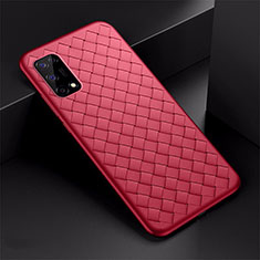 Silikon Hülle Handyhülle Gummi Schutzhülle Flexible Leder Tasche für Realme Narzo 30 Pro 5G Rot