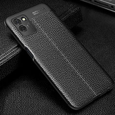 Silikon Hülle Handyhülle Gummi Schutzhülle Flexible Leder Tasche für Realme V11 5G Schwarz