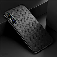 Silikon Hülle Handyhülle Gummi Schutzhülle Flexible Leder Tasche für Realme X50 Pro 5G Schwarz