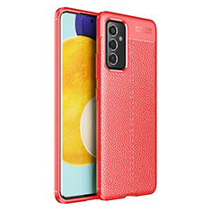 Silikon Hülle Handyhülle Gummi Schutzhülle Flexible Leder Tasche für Samsung Galaxy A24 4G Rot