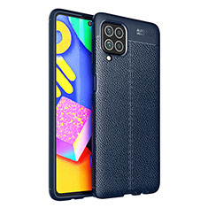 Silikon Hülle Handyhülle Gummi Schutzhülle Flexible Leder Tasche für Samsung Galaxy M62 4G Blau