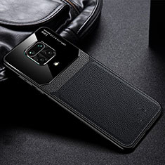 Silikon Hülle Handyhülle Gummi Schutzhülle Flexible Leder Tasche für Xiaomi Poco M2 Pro Schwarz