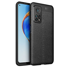 Silikon Hülle Handyhülle Gummi Schutzhülle Flexible Leder Tasche für Xiaomi Redmi K30S 5G Schwarz