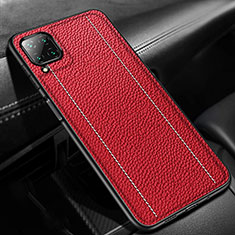 Silikon Hülle Handyhülle Gummi Schutzhülle Flexible Leder Tasche H01 für Huawei Nova 7i Rot