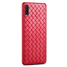 Silikon Hülle Handyhülle Gummi Schutzhülle Flexible Leder Tasche H01 für Xiaomi Mi A3 Rot