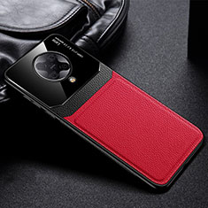 Silikon Hülle Handyhülle Gummi Schutzhülle Flexible Leder Tasche H01 für Xiaomi Redmi K30 Pro Zoom Rot
