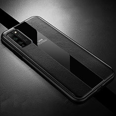 Silikon Hülle Handyhülle Gummi Schutzhülle Flexible Leder Tasche H02 für Huawei Honor 30 Lite 5G Schwarz