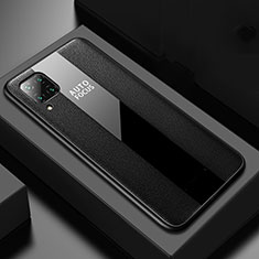 Silikon Hülle Handyhülle Gummi Schutzhülle Flexible Leder Tasche H02 für Huawei Nova 6 SE Schwarz