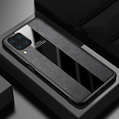 Silikon Hülle Handyhülle Gummi Schutzhülle Flexible Leder Tasche H03 für Huawei P40 Lite Schwarz
