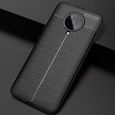 Silikon Hülle Handyhülle Gummi Schutzhülle Flexible Leder Tasche H03 für Xiaomi Redmi K30 Pro Zoom Schwarz